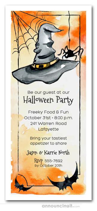 Wicked Ways Halloween Party Invitations