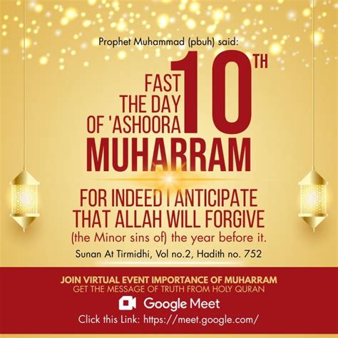 Ashura Fasting in Muharram Post Template in 2021 | Ramadan poster ...