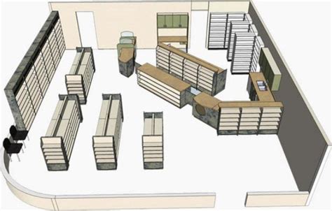 Retail Pharmacy Floor Plan - floorplans.click