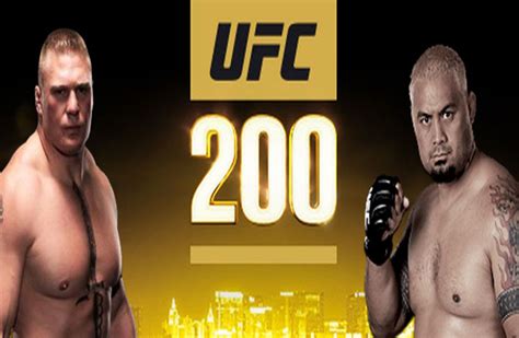 UFC 200: Brock Lesnar vs Mark Hunt Full fight