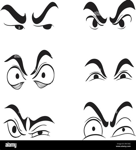 Angry Cartoon Eyes