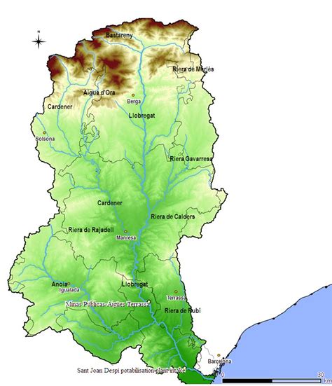 Río Llobregat: Mapa, nacimiento y mucho más que debes saber