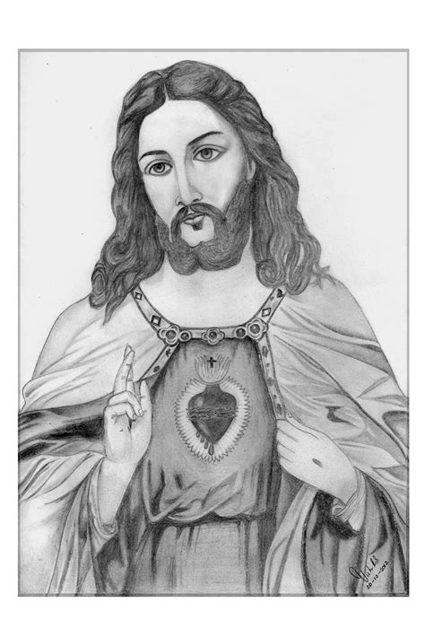 Pencil Sketch Of Jesus Face at PaintingValley.com | Explore collection of Pencil Sketch Of Jesus ...