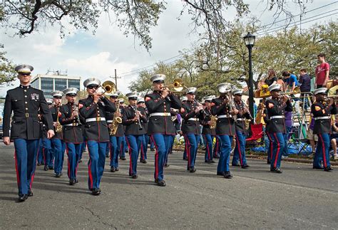 Marine Marching Band Photograph by Steve Harrington - Fine Art America