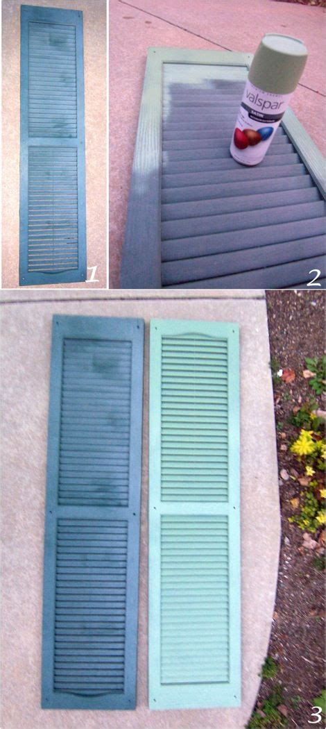 here's our first diy project! how to give those drab shutters a new lease on life... 1 :: first ...