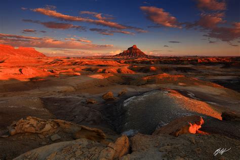 D389 Sunrise Factory with Butte in Utah | Randall J Hodges Photography