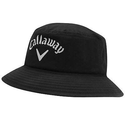 Golf Bucket Hat - Callaway black bucket hat - for Small to Medium sizes | eBay