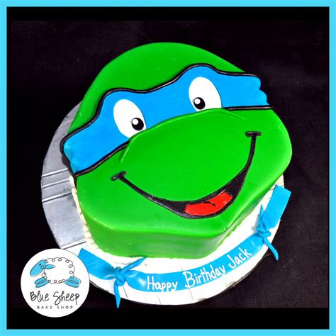 Ninja Turtle Birthday Cake – Blue Sheep Bake Shop