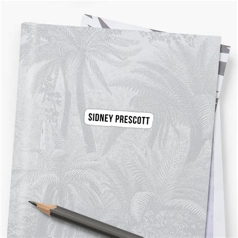 "Sidney Prescott | Movies Quotes" Sticker by CarlosV | Redbubble