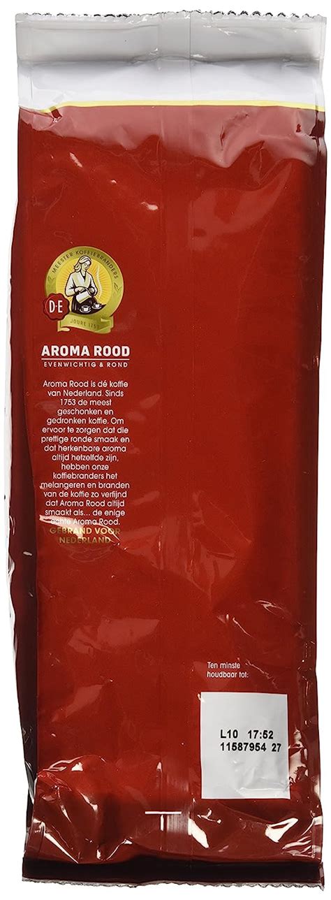 Buy 2 Packs Douwe Egberts Aroma Rood Whole Beans Coffee x 17.6oz/500g ...