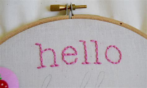 4 Surprisingly Easy Stitches for Perfect Hand Embroidered Letters (With ...