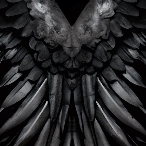 Gothic Angel Wings Graphic · Creative Fabrica