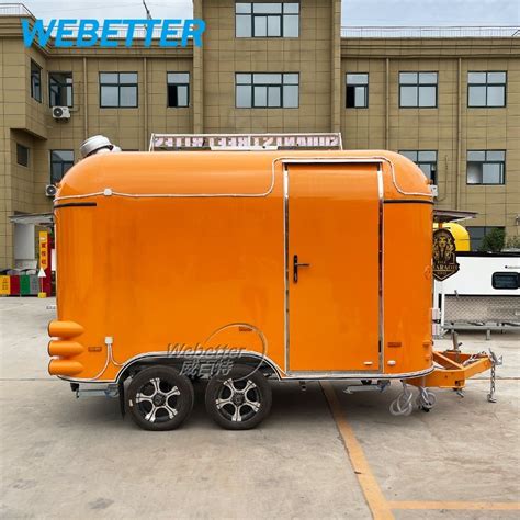 Webetter Mobile Hot Dog Snack Fast Food Car Coffee Shop Bar Trailer Ice Cream Food Truck with ...