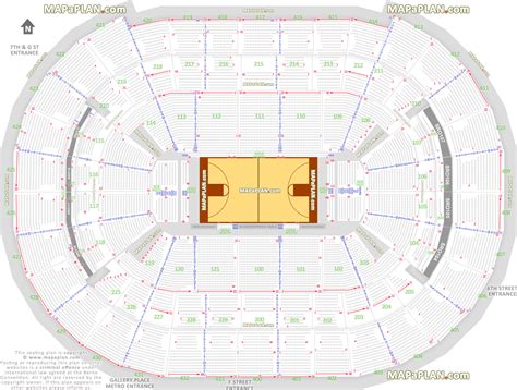 Verizon Center Seat Map Wizards | Cabinets Matttroy