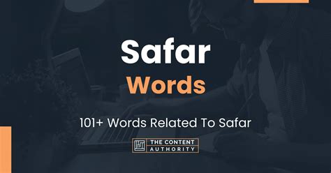 Safar Words - 101+ Words Related To Safar