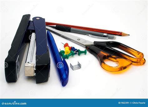 Office Stationery Stock Image - Image: 962391