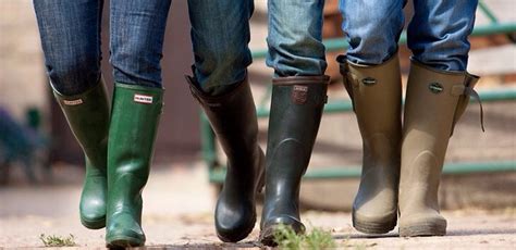 Hunters, Aigle and Le Chameau wellies are the most worn in the English countryside and are all ...