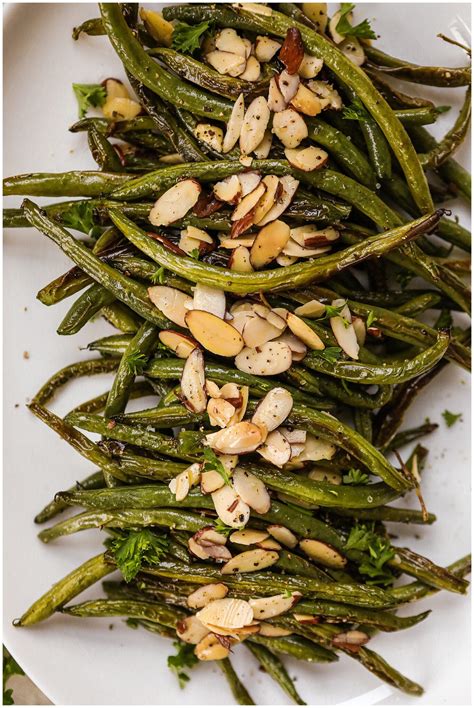 Recipe for Green Beans with Almonds - Sugar Maple Farmhouse