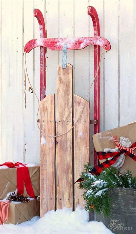 Pin by Alessia Stella Stellina - No L on *^* ChRisTmaS CoUnTrY *^* | Christmas sled decoration ...