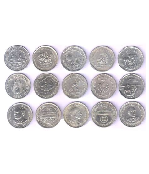 Buy 1 / ONE RS/RUPEE SET OF FIFTEEN RARE COMMEMORATIVE COLLECTIBLE -EXTRA FINE CONDITION SAME AS ...