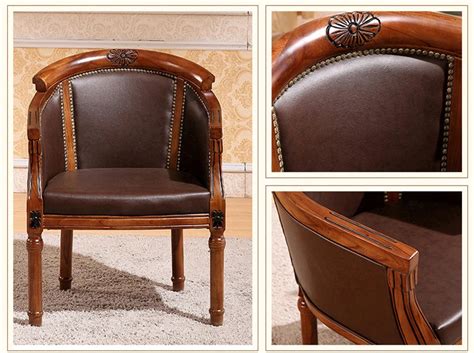 Antique Solid Wood With Armrests Carved Frame Living Room Hotel Room Chairs - Buy Living Room ...