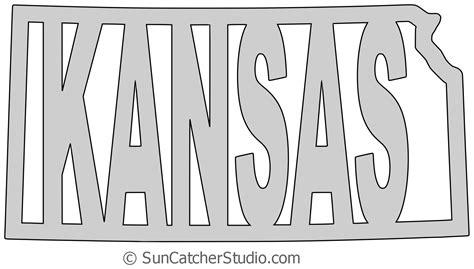 Kansas Outline Vector at Vectorified.com | Collection of Kansas Outline ...