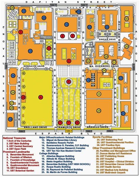 Ust map - Ust map manila (Philippines)