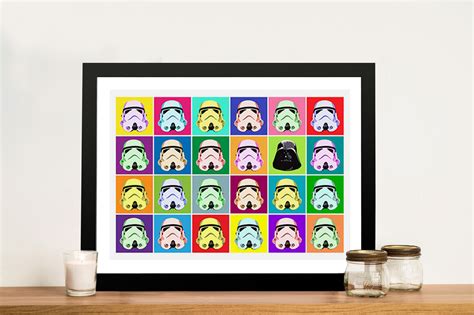 Buy Star Wars Andy Warhol Pop Art Wall Pictures Online Gallery