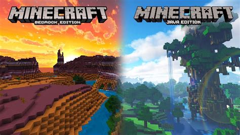 MINECRAFT BEDROCK EDITION VS JAVA EDITION ? - YouTube