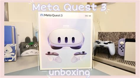 Meta Quest 3 Unboxing (VR) 🎮🫧| casual unboxing | no commentary - YouTube