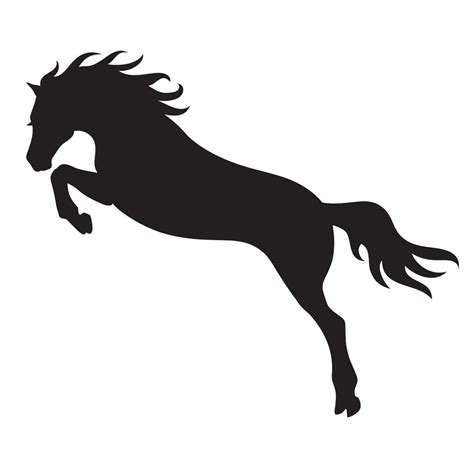 Horse Rearing Silhouette at GetDrawings | Free download