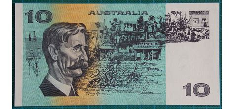 1985 Australia Ten Dollars - UQY | Dollar note, Australian money, Bank notes