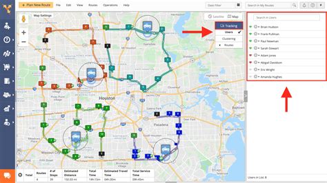 Tracking Driving Route On Route4Me Route Planner