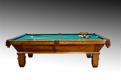 SOLD Victorian Oak Antique Pool Billiard Table | Antiques, Restoration shop, Billiard table