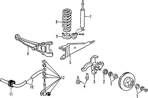 Ford E-350 Super Duty Suspension Stabilizer Bar. E150-350 Vans ...