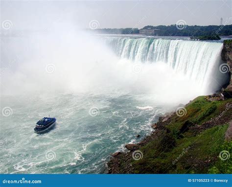 The Niagara Falls Tour Boat Maid of the Mist Editorial Stock Photo - Image of american, navigate ...