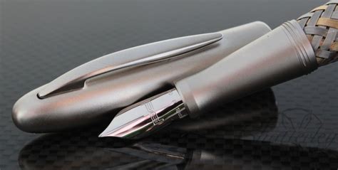 Porsche Design Tec Flex Steel and Gold Fountain Pen