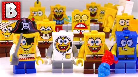 Every LEGO Spongebob Squarepants Minifigure Ever Made!!! | Collection ...