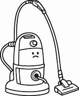 A Cartoon vacuum cleaner coloring Page Design 53423697 Vector Art At  sketch template