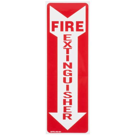 Fire Extinguisher Arrow Signs 3 Pack : Amazon.in: Home Improvement