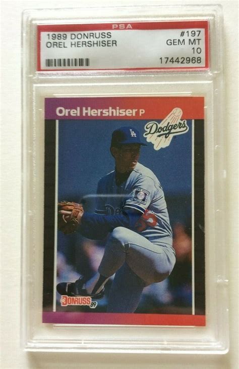 Auction Prices Realized Baseball Cards 1989 Donruss Orel Hershiser