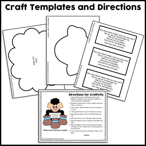 Baa Baa Black Sheep Craft Activity - Crafty Bee Creations