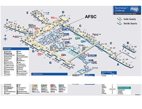 Msp Airport Map Delta | Tourist Map Of English