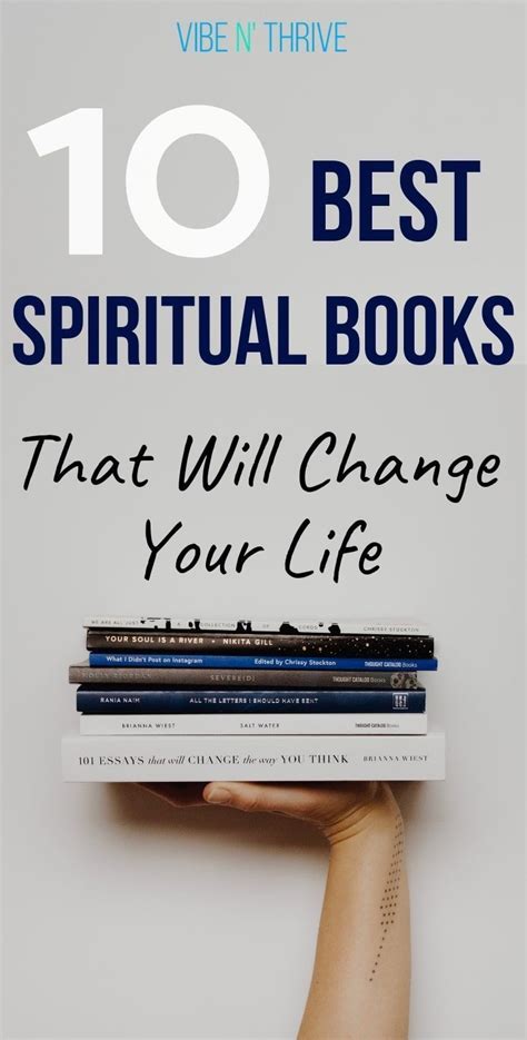 10 Best Spiritual Books That Will Change Your Life | Books for self improvement, Spirituality ...