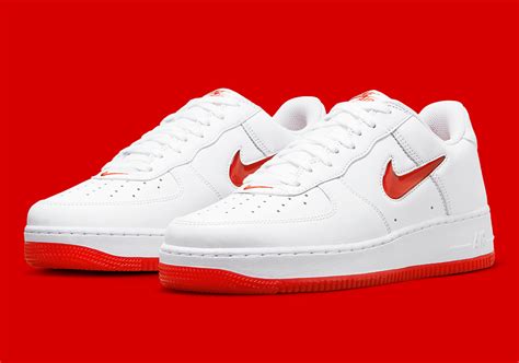 Nike’s Color of the Month Program Offers A “White/Red” Air Force 1 Low ...