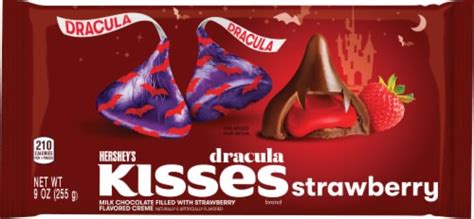 Hershey's Kisses Milk Chocolate Filled with Strawberry Creme Vampire ...