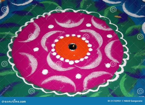 Diwali Rangoli Colors Stock Image - Image: 21722951