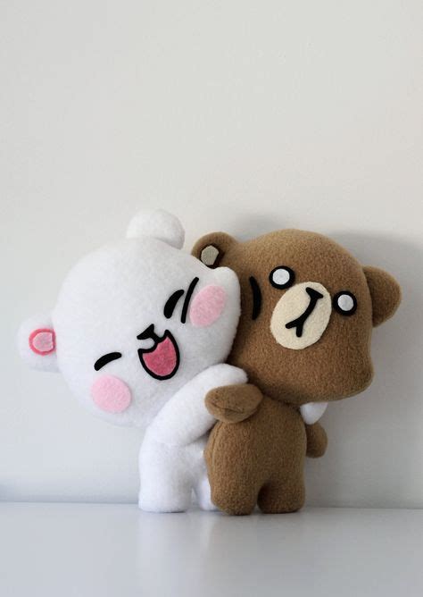 Milk and Mocha Plush Toys - Anniversary Gift - Christmas Gift - Gift for Her - Gift for Him ...