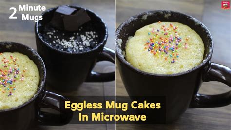 2 Minute Mug Cake In Microwave | Super Soft Spongy | Eggless Cakes in ...