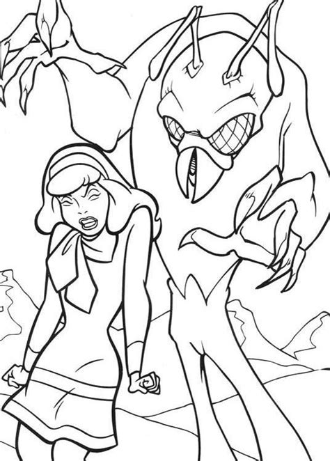 Printable Scooby Doo Monsters Coloring Pages - kidsworksheetfun